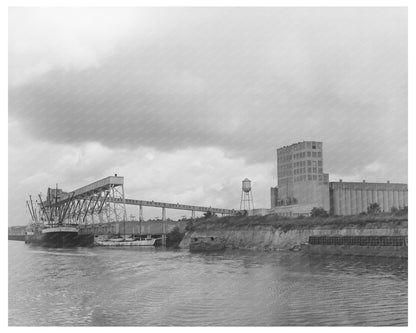 Flour Mill in Port of Houston Texas October 1939