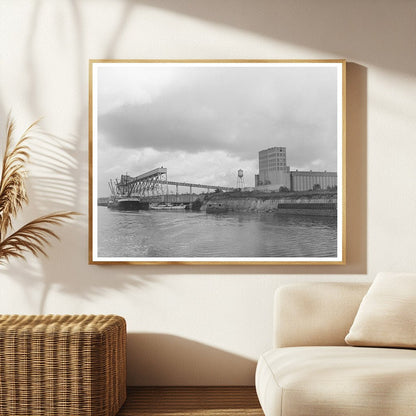 Flour Mill in Port of Houston Texas October 1939