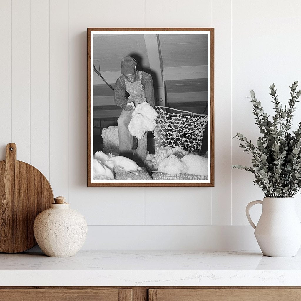 Workers Tagging Cotton Samples Houston Texas October 1939