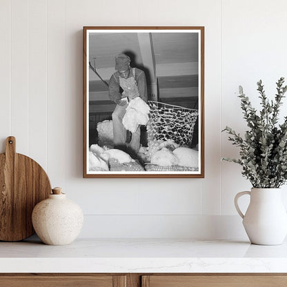 Workers Tagging Cotton Samples Houston Texas October 1939