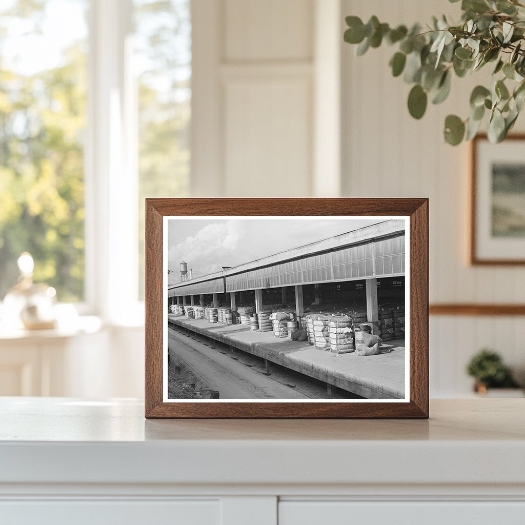 Houston Compress Facility Loading Dock October 1939