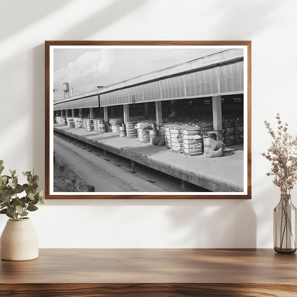 Houston Compress Facility Loading Dock October 1939