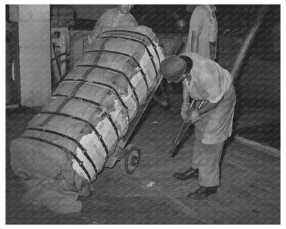 Cotton Preparation in Houston Texas 1939