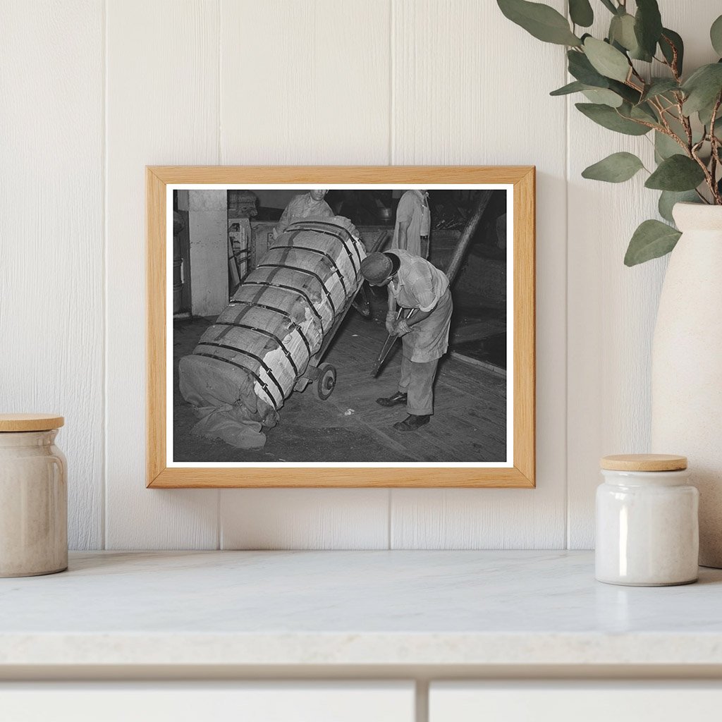 Cotton Preparation in Houston Texas 1939