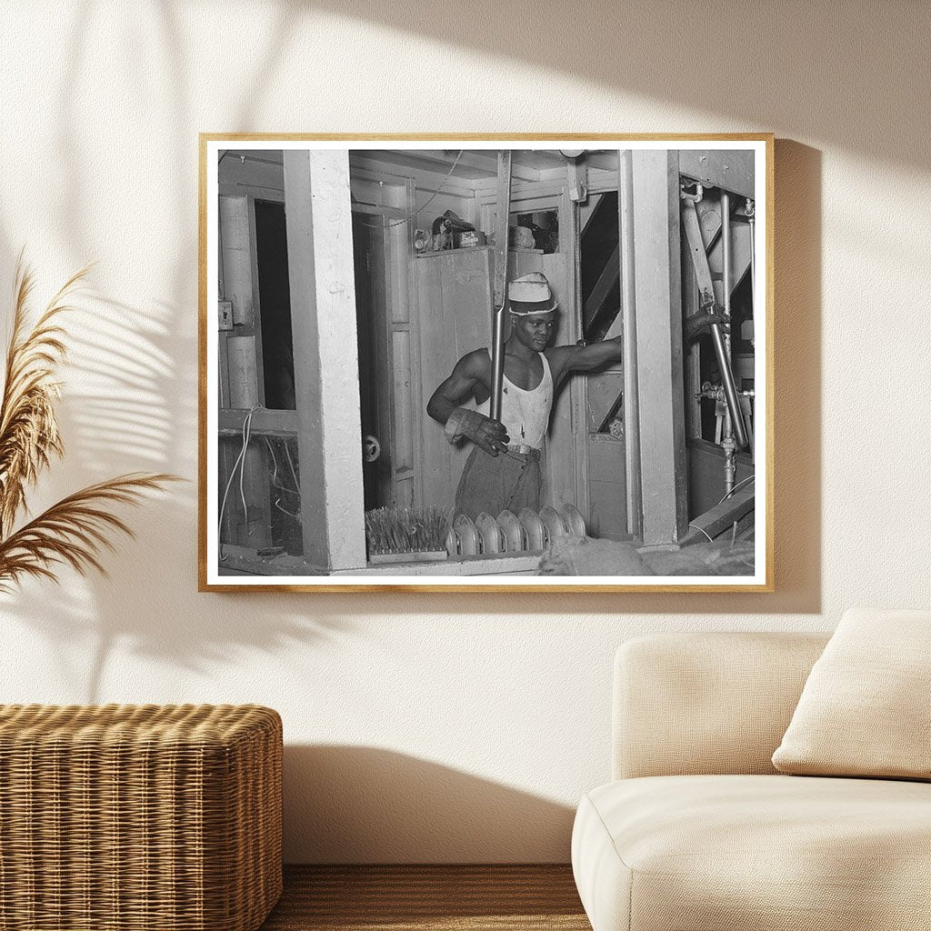 Compressing Unit Operator in Houston Texas 1939