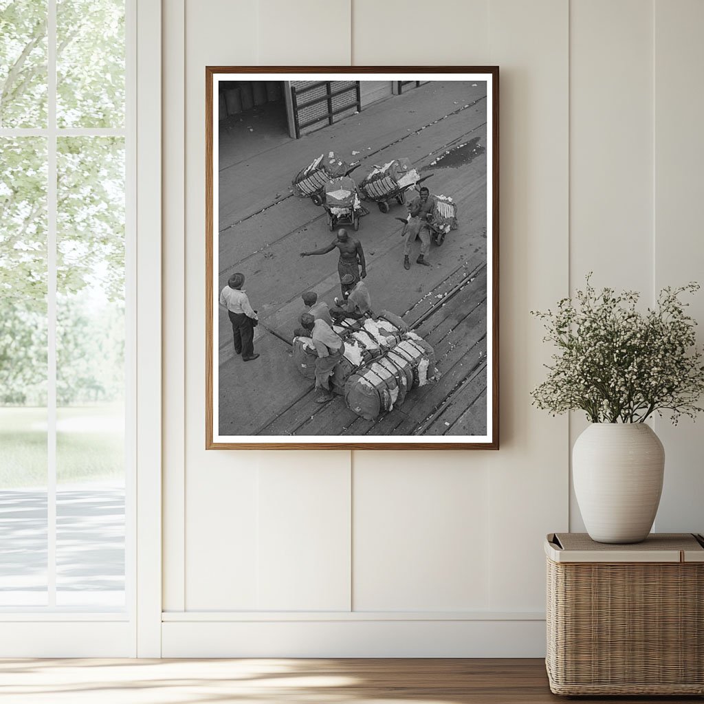 Longshoremen at Houston Cotton Docks October 1939