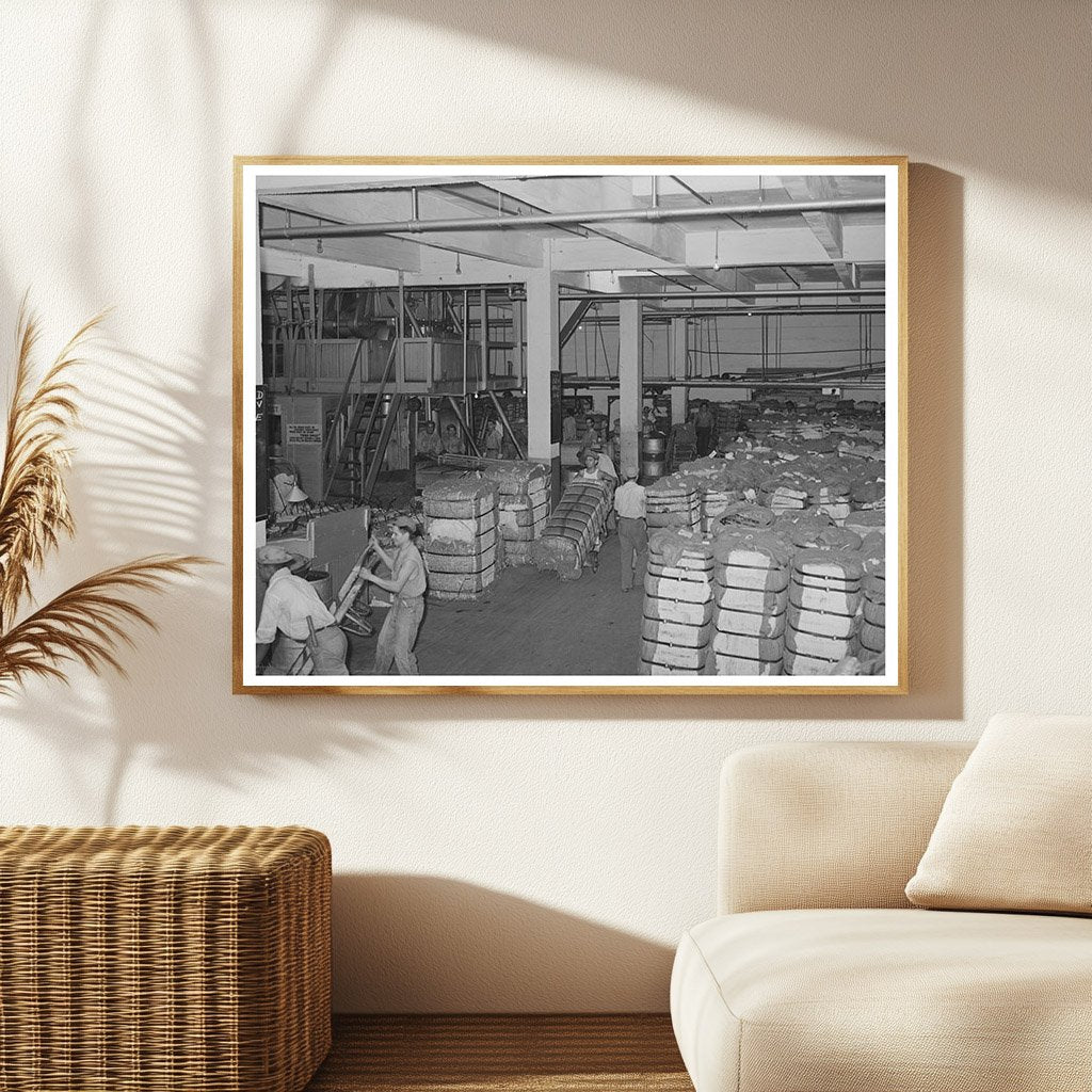 1939 Houston Cotton Compress Warehouse Interior Image