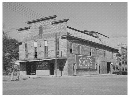 Vintage Feed Store Gonzales Texas November 1939