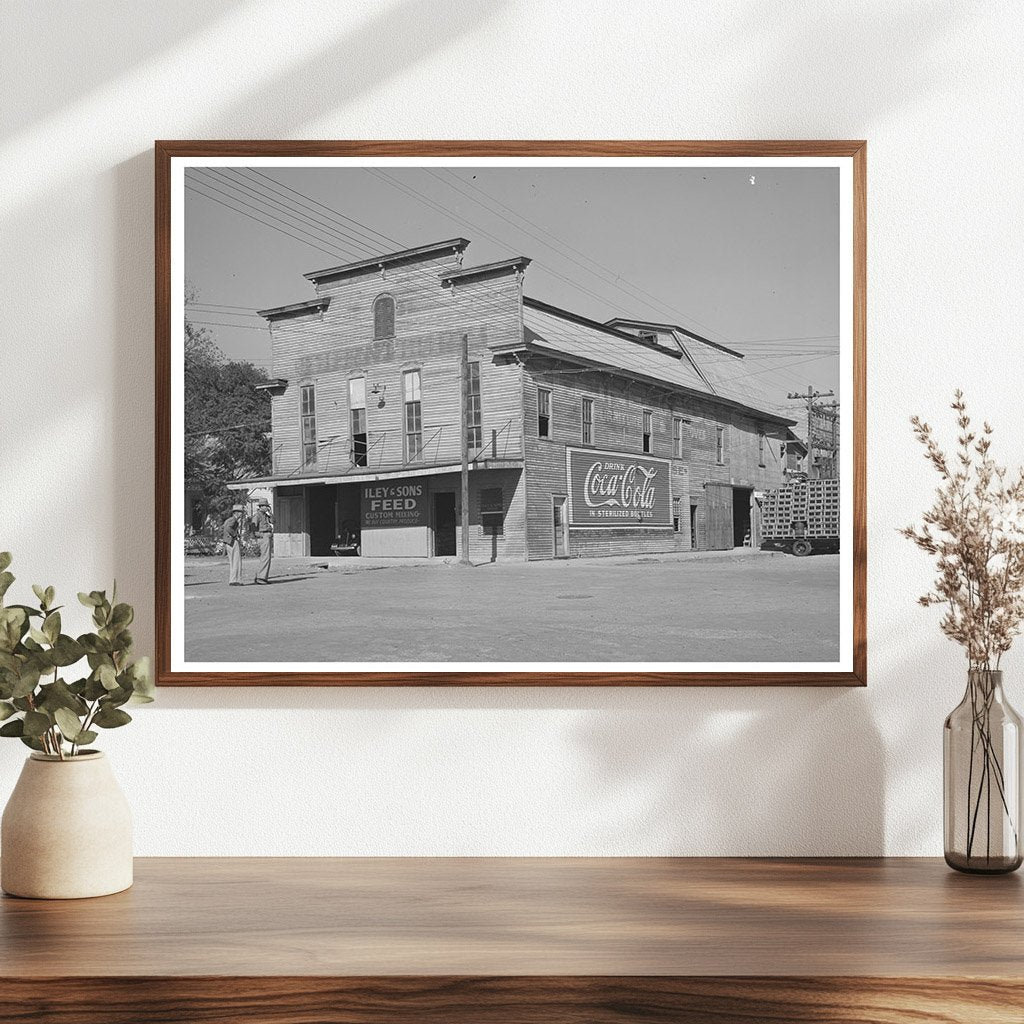 Vintage Feed Store Gonzales Texas November 1939