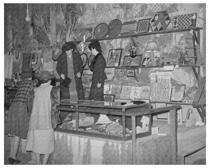 Craft Work at Gonzales County Fair Texas November 1939