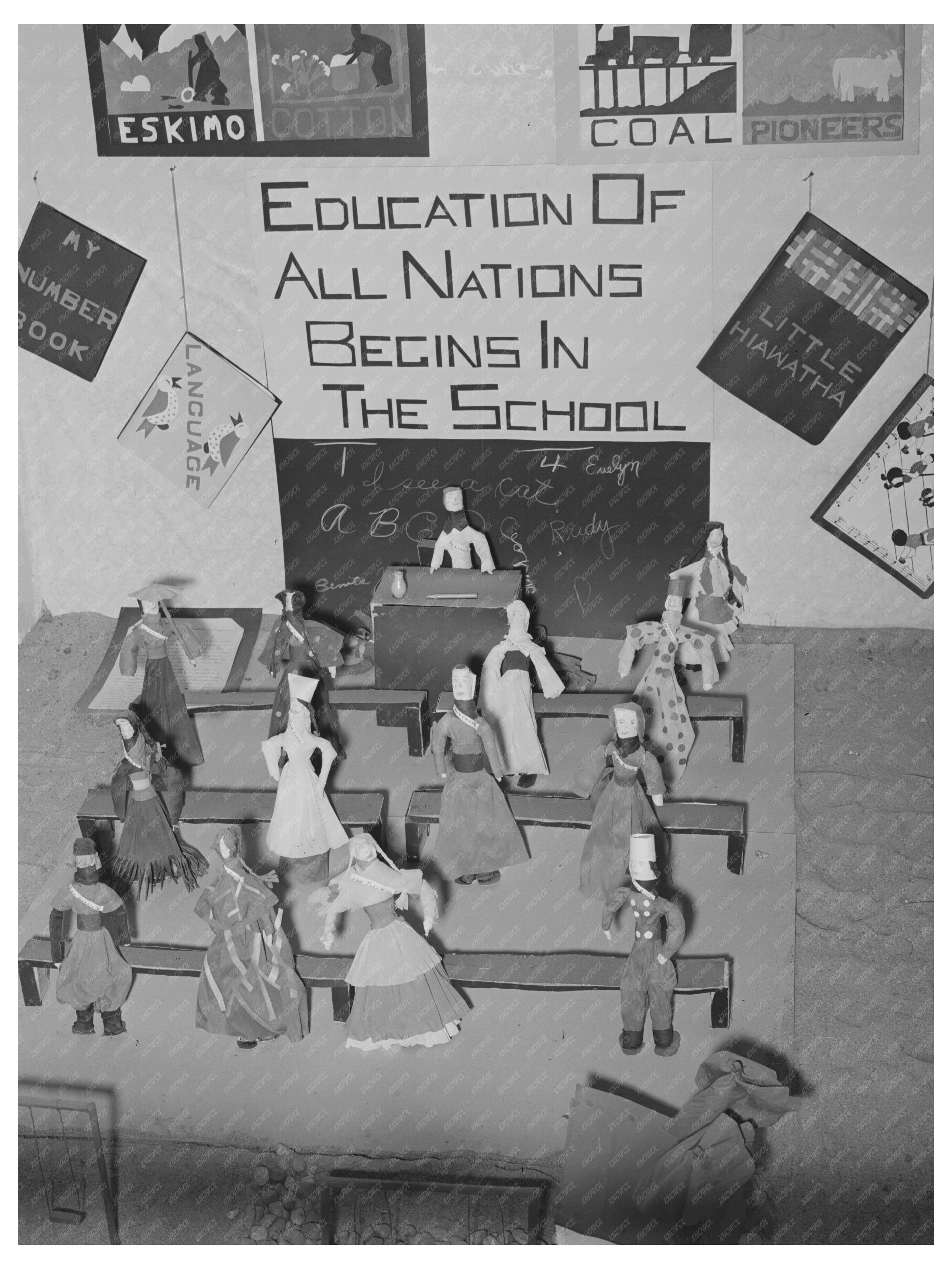 Gonzales County Fair Display November 1939 Image