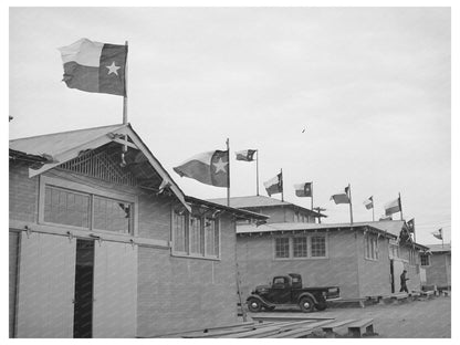 Gonzales Texas Exhibit Halls November 1939 Vintage Image