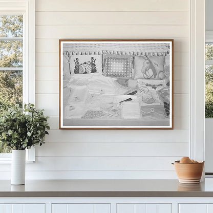 Needlework Exhibit at Gonzales County Fair 1939