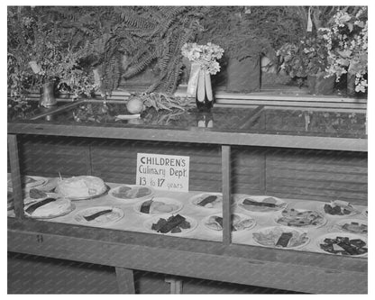Gonzales County Fair 1939 Childrens Baking Exhibit