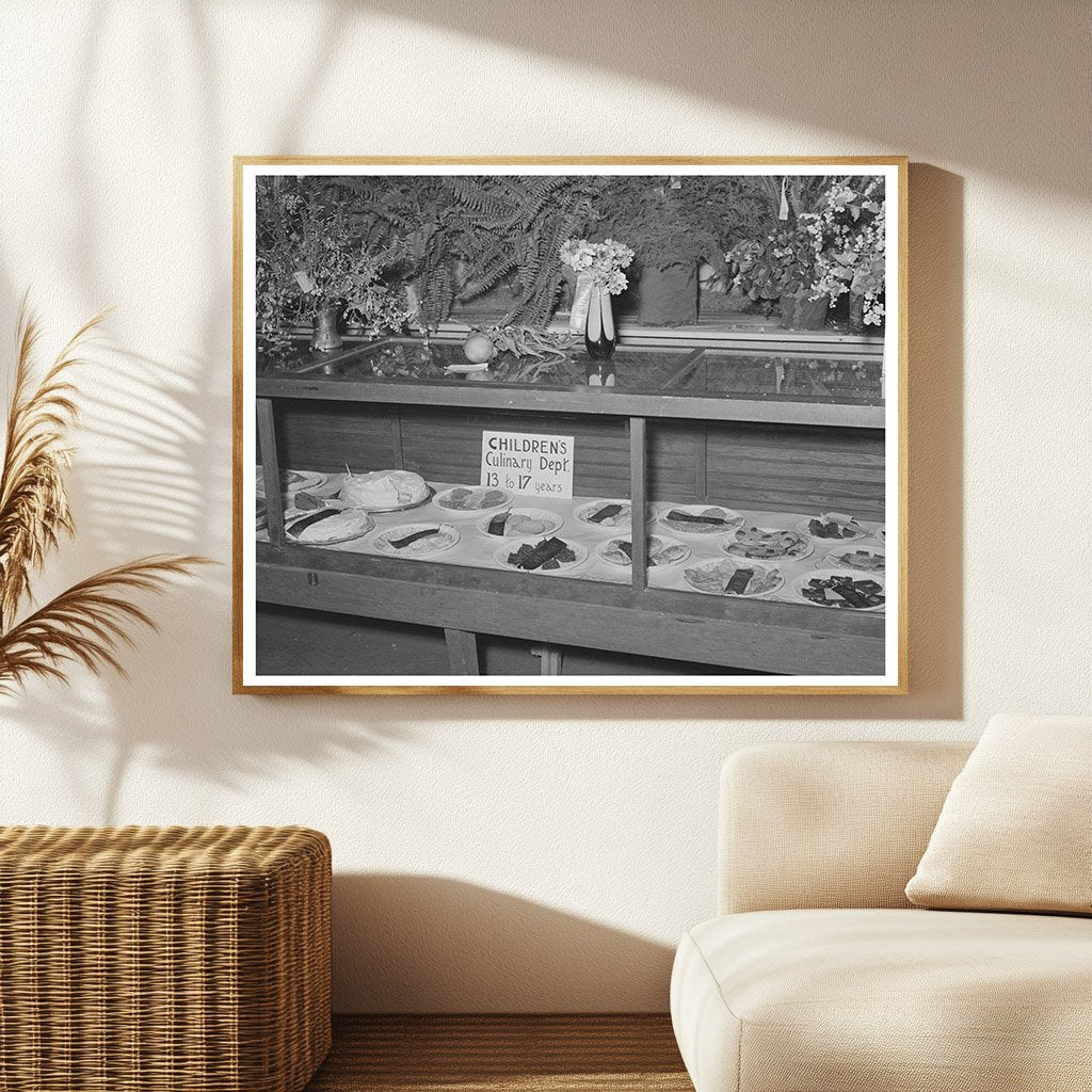 Gonzales County Fair 1939 Childrens Baking Exhibit