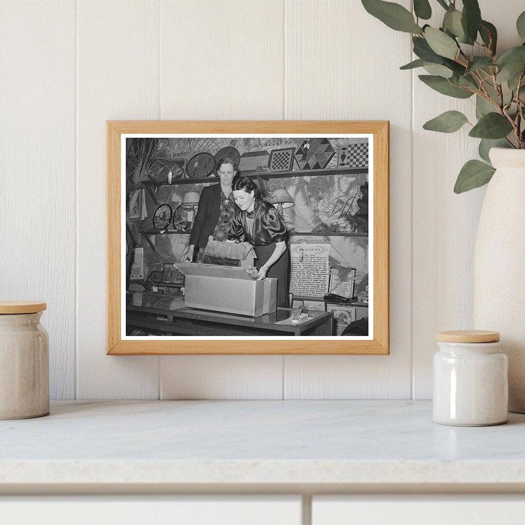 Packing Exhibits After Fair in Gonzales Texas 1939