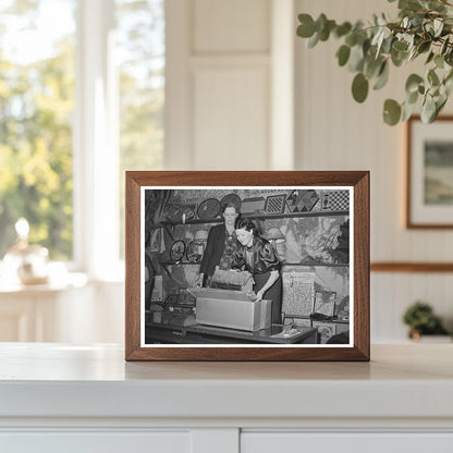 Packing Exhibits for Return in Gonzales Texas November 1939