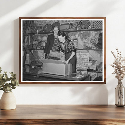 Packing Exhibits for Return in Gonzales Texas November 1939