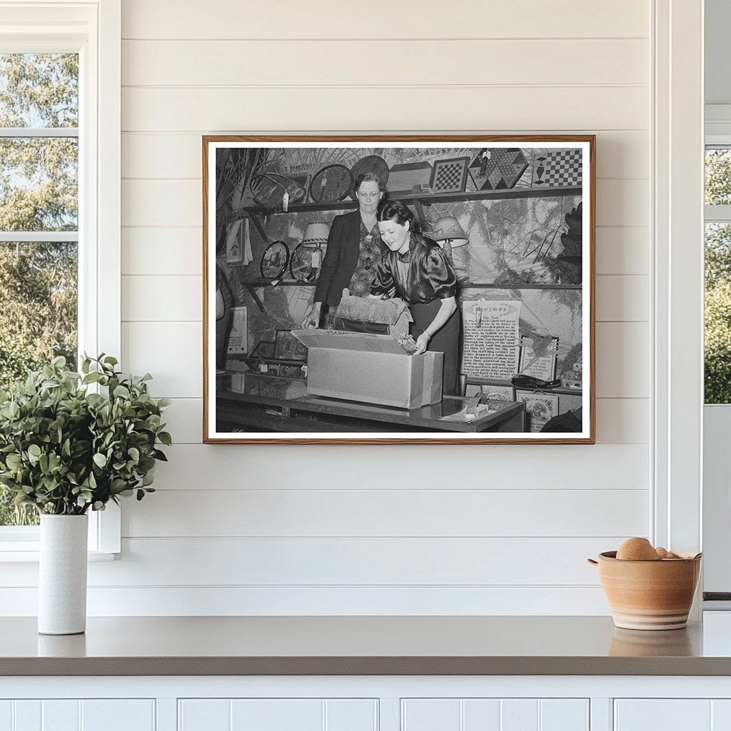 Packing Exhibits for Return in Gonzales Texas November 1939