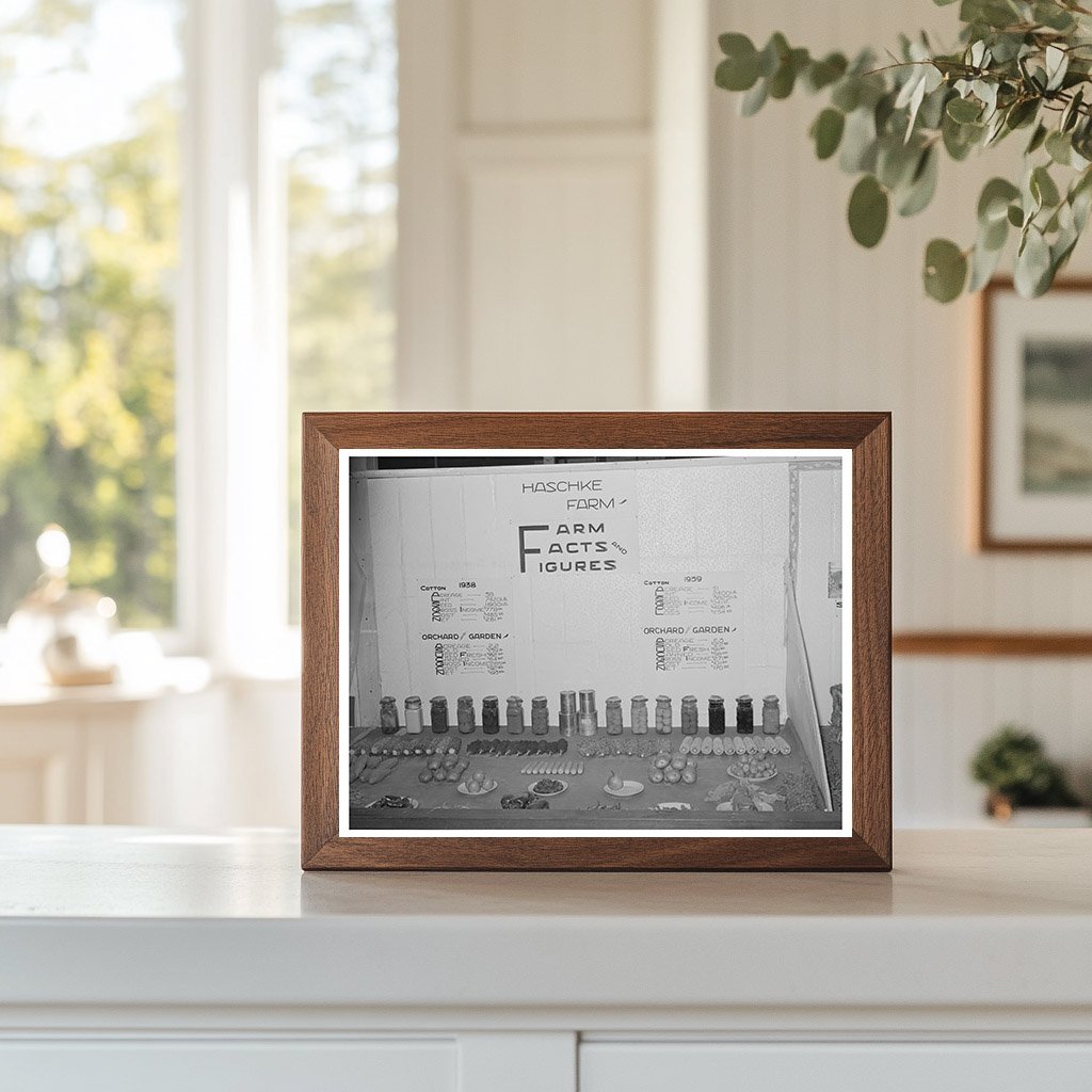 Bookkeeping in Farm Life Exhibit Gonzales Texas 1939