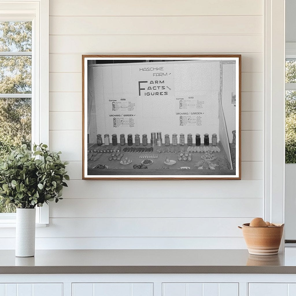 Bookkeeping in Farm Life Exhibit Gonzales Texas 1939