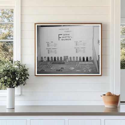 Bookkeeping in Farm Life Exhibit Gonzales Texas 1939