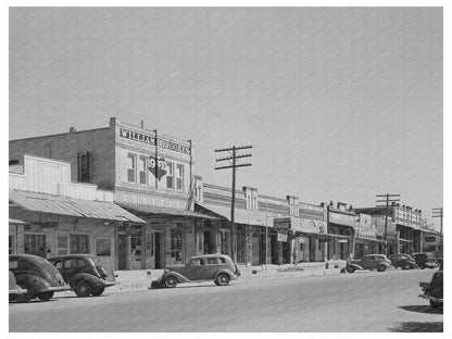 Gonzales Texas Street Scene October 1939 FSA Collection