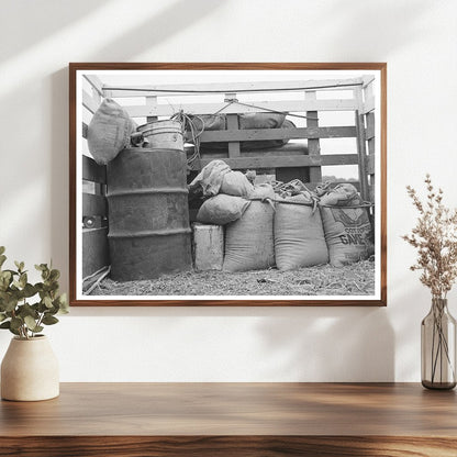 Gonzales County Fair Truck October 1939 Vintage Photo