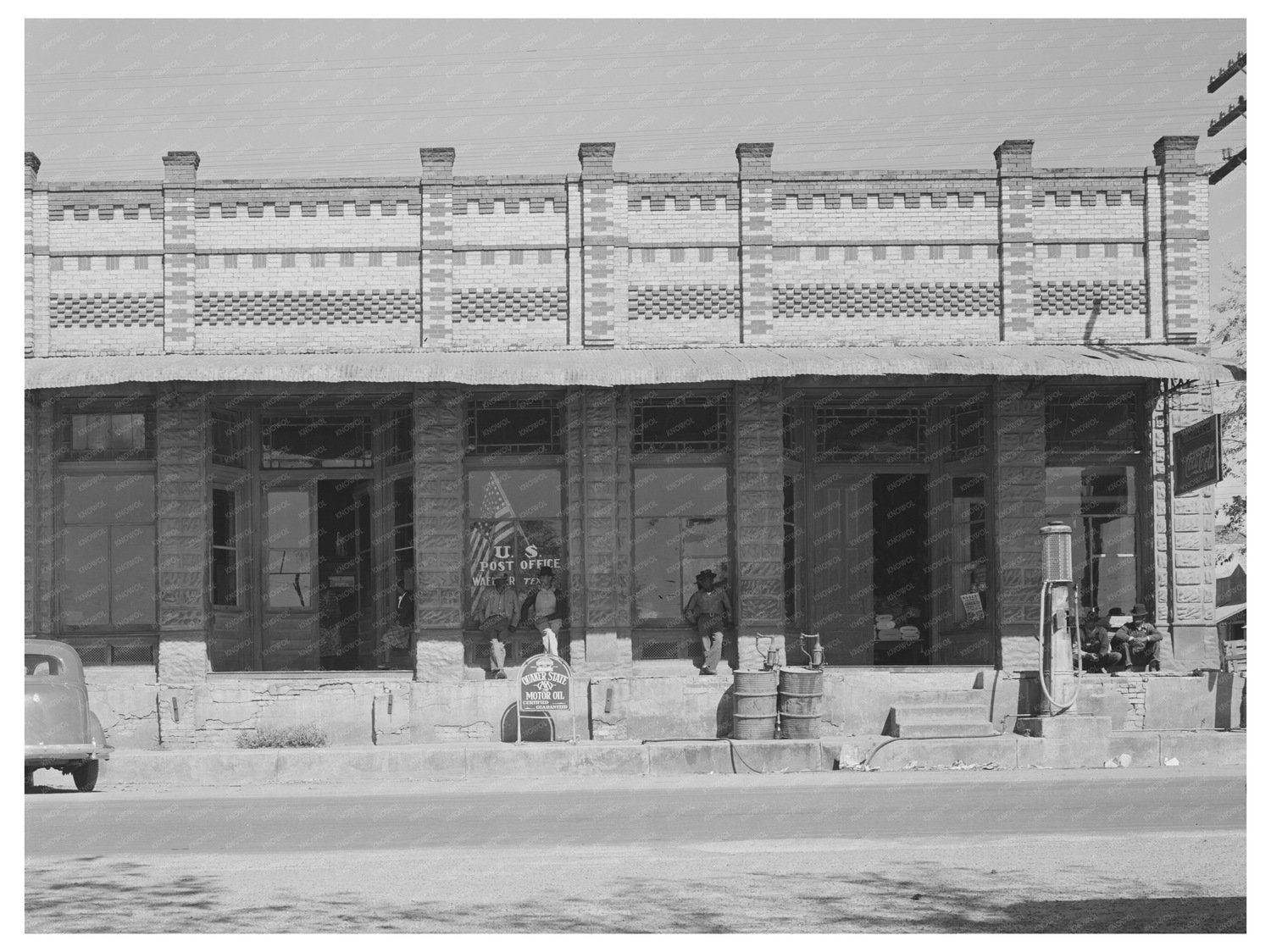Waelder Texas Main Street November 1939 Photo