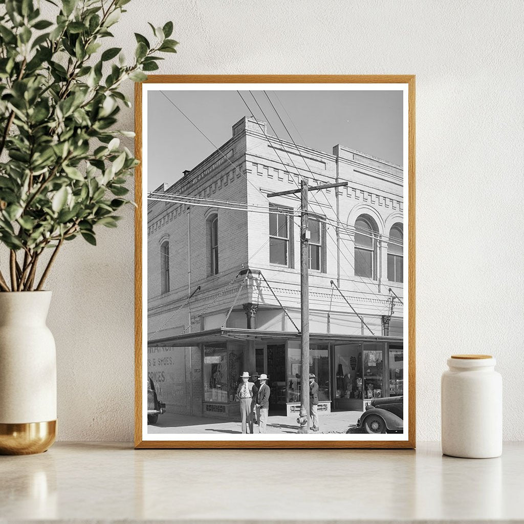 Gonzales Texas Street Corner Vintage Photo 1939