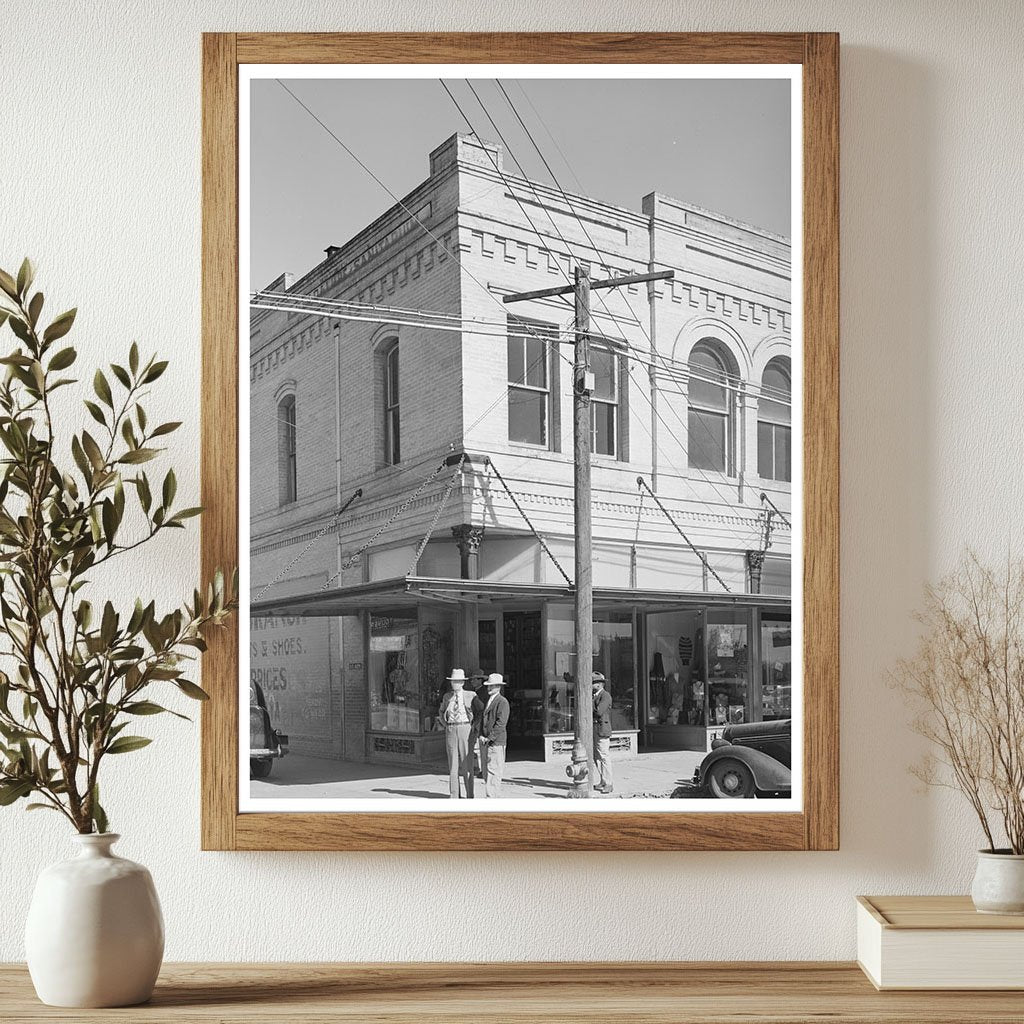 Gonzales Texas Street Corner Vintage Photo 1939