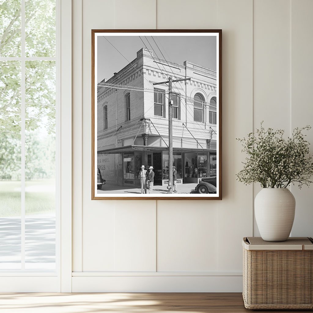 Gonzales Texas Street Corner Vintage Photo 1939