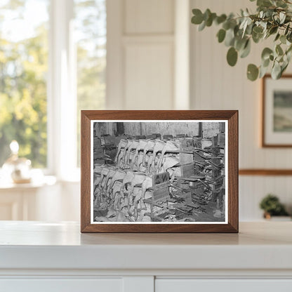Turkeys in Cold Storage Plant Brownwood Texas November 1939