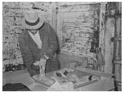 Workers Packing Turkeys in Brownwood Texas November 1939