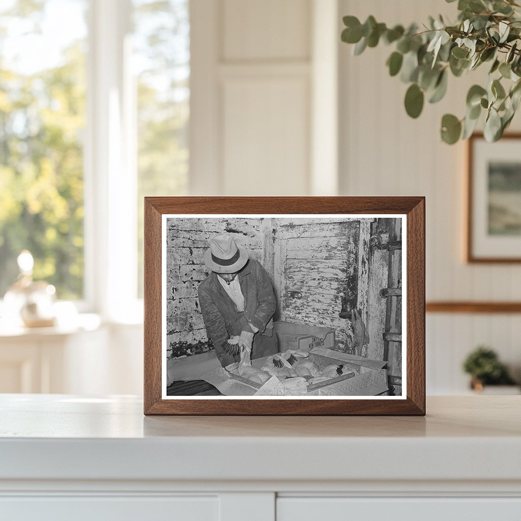 Workers Packing Turkeys in Brownwood Texas November 1939
