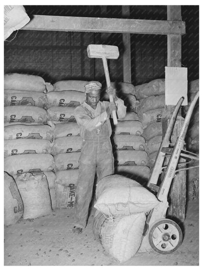 Cottonseed Oil Mill Worker McLennan County Texas 1939