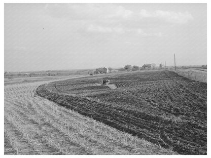 Freshly Plowed Cornfield McLennan County Texas 1939