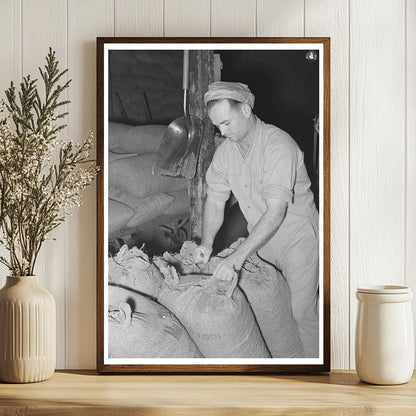 Worker at Peanut-Shelling Plant Comanche Texas 1939