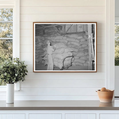 Peanut Shell Feed Loading Truck Comanche Texas 1939