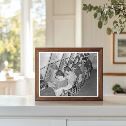1939 Peanut Shelling Plant Workers in Comanche Texas