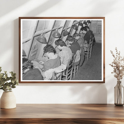 1939 Peanut Shelling Plant Workers in Comanche Texas