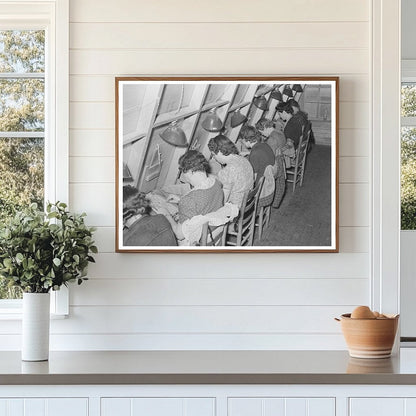 1939 Peanut Shelling Plant Workers in Comanche Texas