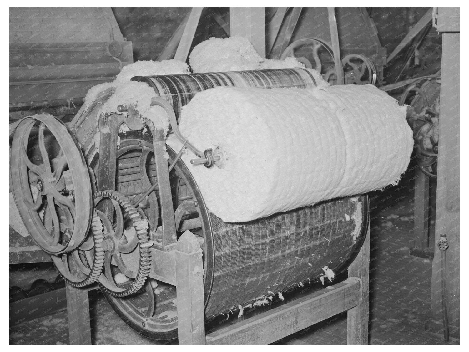 Cotton Seed Linters Removal Process McLennan County 1939