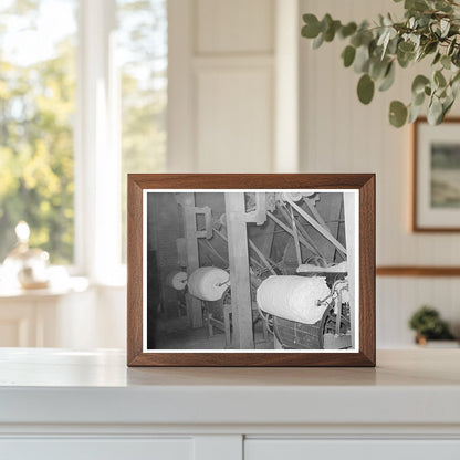 Linters Process at Cotton Seed Oil Mill McLennan County 1939