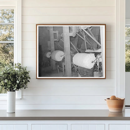 Linters Process at Cotton Seed Oil Mill McLennan County 1939