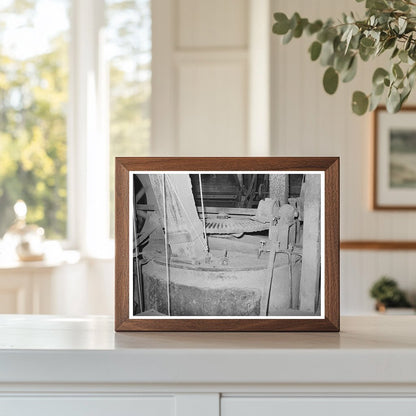 Cotton Seed Oil Mill Interior McLennan County Texas 1939