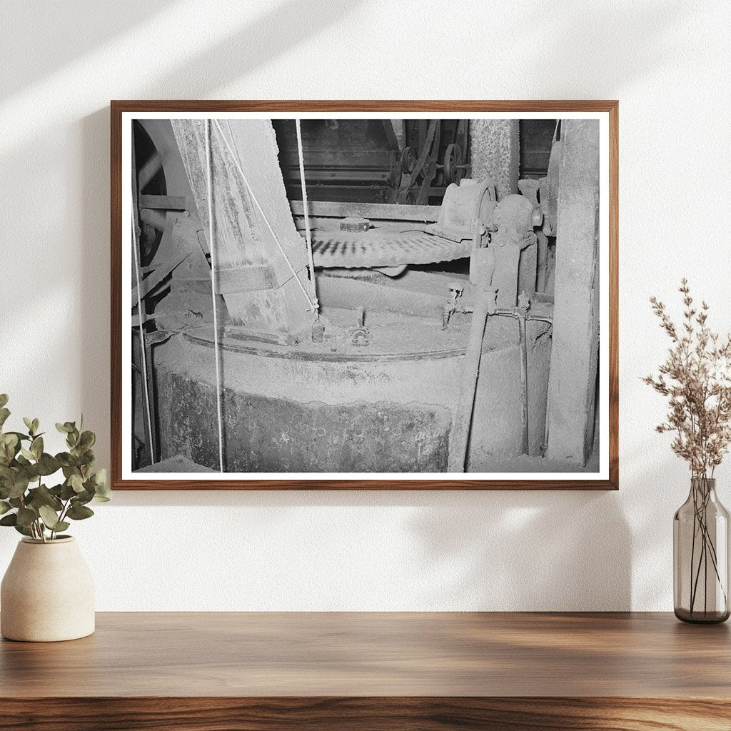 Cotton Seed Oil Mill Interior McLennan County Texas 1939
