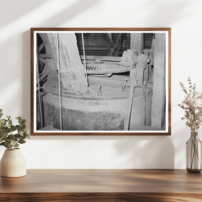 Cotton Seed Oil Mill Interior McLennan County Texas 1939