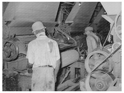 Cotton Seed Oil Mill Worker McLennan County Texas 1939