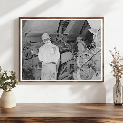 Cotton Seed Oil Mill Worker McLennan County Texas 1939